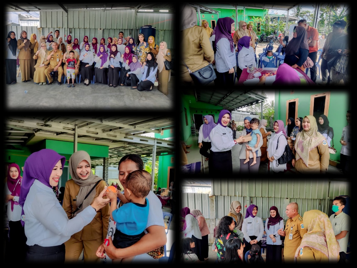 KUNJUNGAN IBU KETUA POSYANDU KOTA PANGKAL PINANG KE POSYANDU MENTARI 1 KELURAHAN KETAPANG