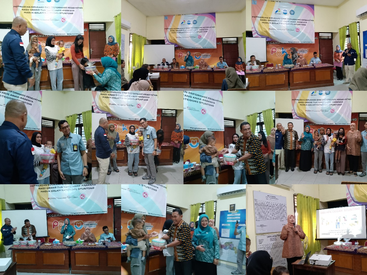 EDUKASI & INFORMASI  KESEHATAN - LAWAN STUNTING (Kolaborasi dengan Stake Holder - IT Pertamina Pangk